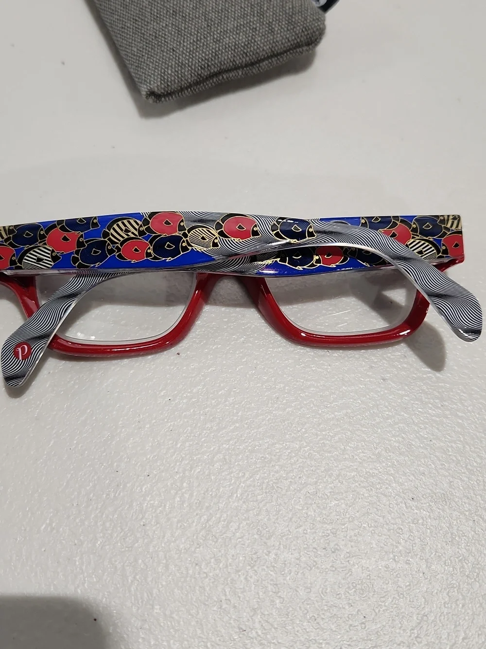 Peepers Cheater Reading Glasses Off The Hook Fish Red +1.25